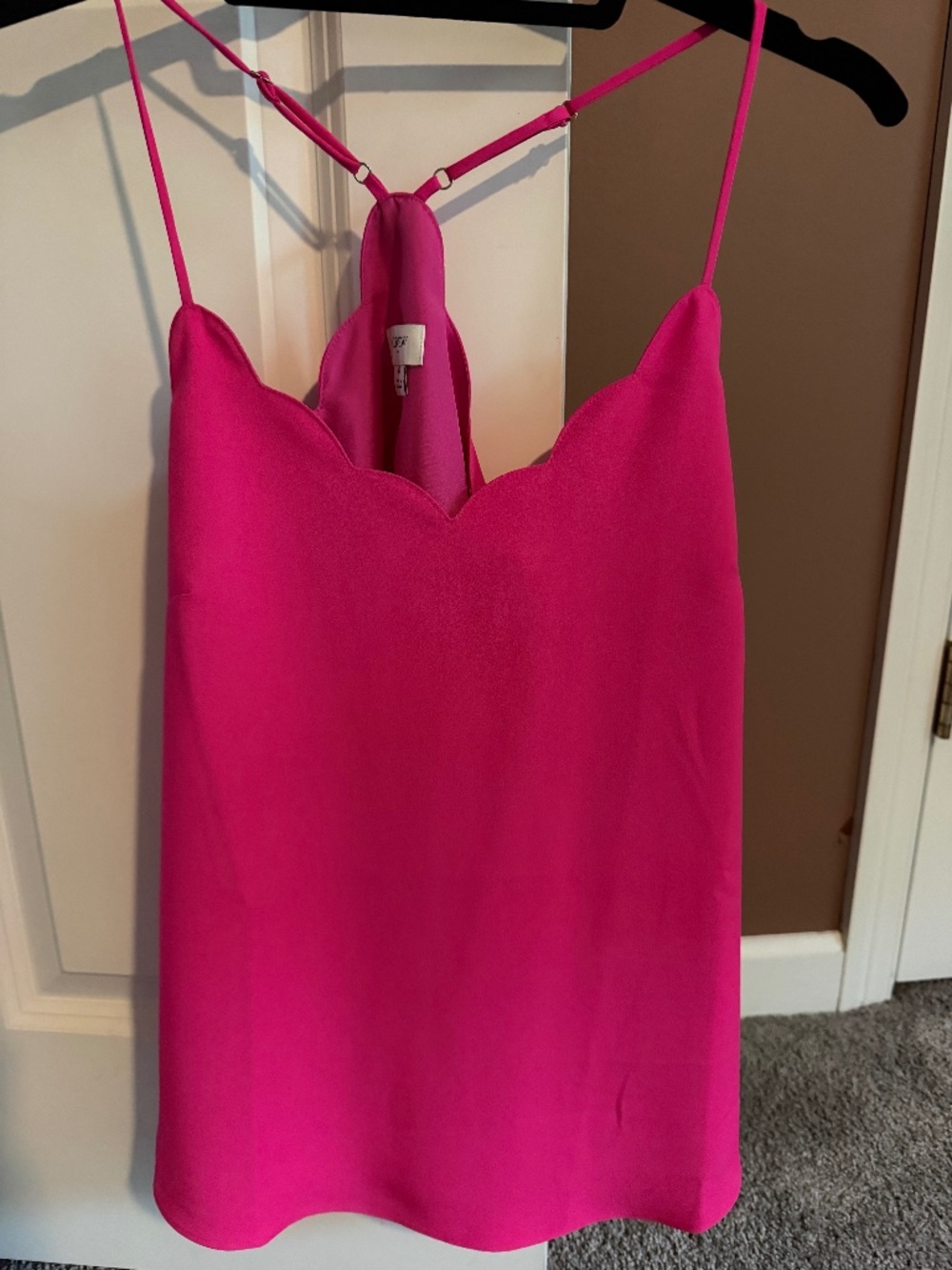 J Crew Hot pink camisole size 0 NWOT